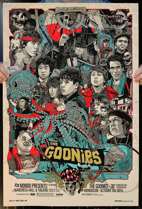 INSIDE THE ROCK POSTER FRAME BLOG: Tyler Stout Goonies Movie Poster ...