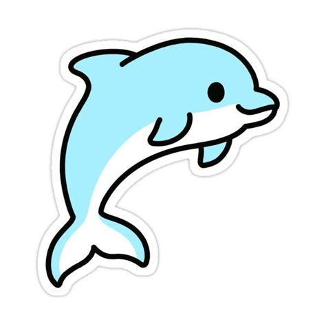 "Dolphin" Sticker for Sale by littlemandyart | Desenho de golfinho ...