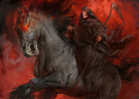 ArtStation - Death on the Pale Horse