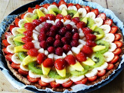 Tarte aux fruits et à la crème patissière | Tarte aux fruits frais ...