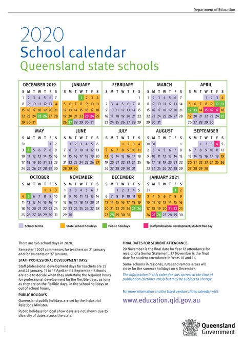 School holidays and term... - Woodridge State High School