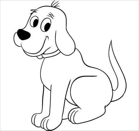 Top 24 Bức Tranh Tô Màu Cho Bé 4 - 5 Tuổi Đơn Giản | Dog drawing for kids, Animal coloring pages ...