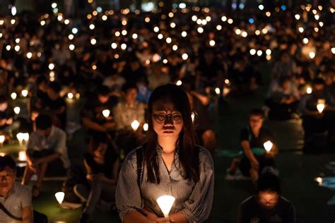 Hong Kong’s Tiananmen Square candlelight vigil under threat from China - Vox