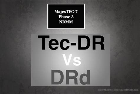 Teclistamab-Daratumumab-Len (Tec-DR) Vs Dara-Len-dex (DRd) (MajesTEC-7 ...