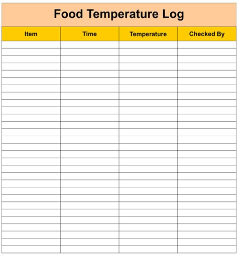 Free Printable Food Temperature Chart - TheRescipes.info - 雷竞技reybat官网