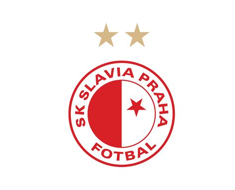 Slavia Prague Club Logo Symbol Czech Republic League Football Abstract Design Vector ...