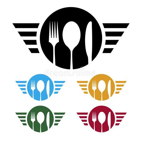 Food business logo stock photo. Image of fast, cutlery - 30601932