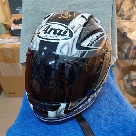 Arai Fullface helmet limited edition Sete Gibernau GP500 RX7 RR4. Original Arai Japan | Shopee ...