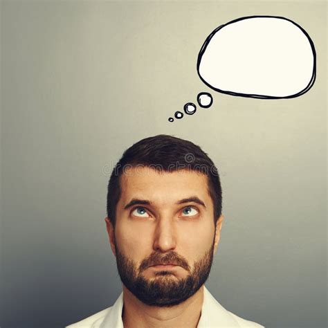 Foolish Man with Empty Speech Balloon Stock Photo - Image of foolish ...