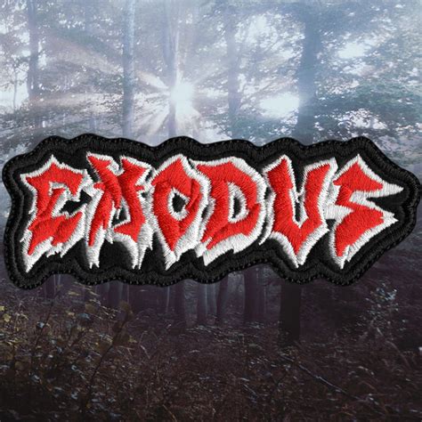 Embroidered Patch Exodus - Logo