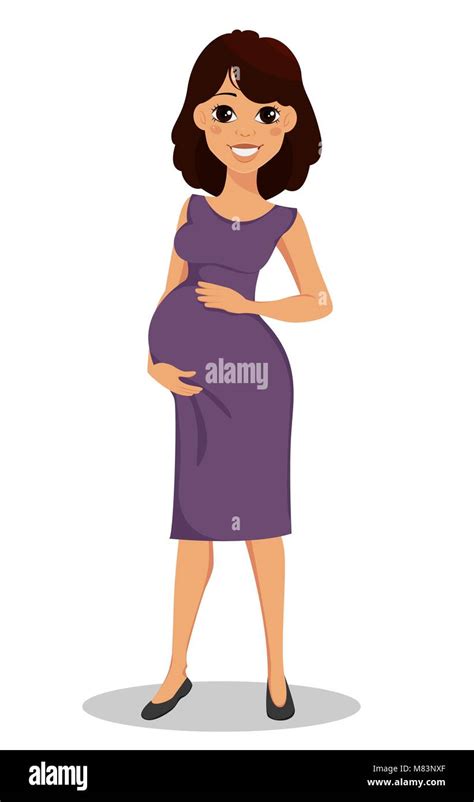 Cartoon Pregnant Woman High Resolution Stock Photography and Images - Alamy