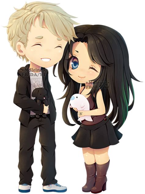 chibi couple on Tumblr