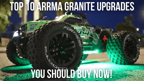 Top 10 Arrma Granite Upgrades You Should Add NOW! - Arrma Cars Reviews