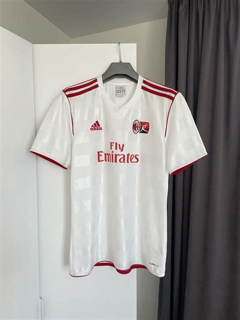 Soccer Jersey Vintage Adidas Milan 2012 Fly Emirates Soccer Jersey ...