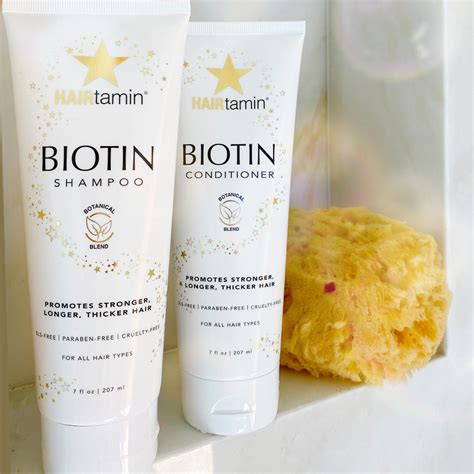 Biotin Shampoo & Conditioner for Dry or Dull Hair - 1 Set – HAIRtamin