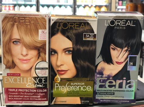 L Oreal Excellence Hair Colour Shades Chart - Infoupdate.org