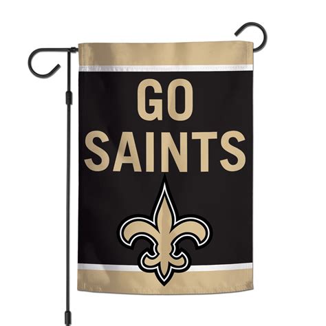 WinCraft New Orleans Saints Team 2-Sided 12'' x 18'' Garden Flag