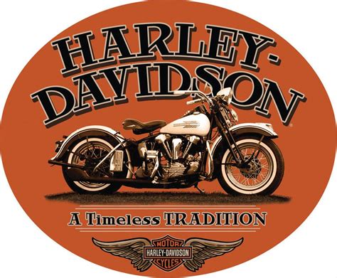Summit Gifts 2010781 Harley-Davidson® Timeless Tradition Embossed Metal Signs | Summit Racing