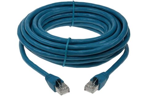 SF Cable Cat6A Shielded (STP) Ethernet Cable, 75 feet - Blue - Walmart.com