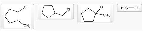 Rank the relative rates of the following alkyl halides in an E1 reaction. from fastest to ...