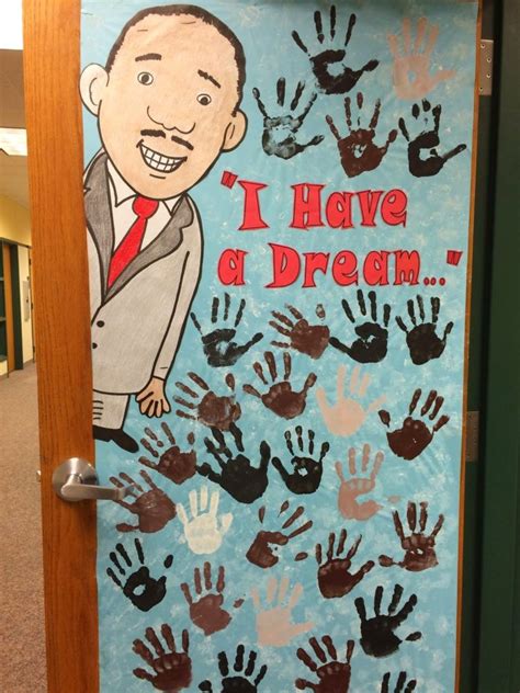 I have a dream classroom door | Martin luther king jr activities, Mlk ...