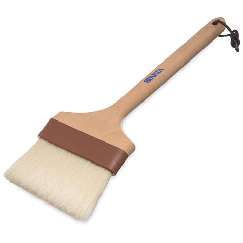 Carlisle 4037100 12" Basting Brush - 4" Bristles, 45° Handle, Brown