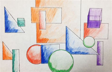 PHS Art: Basic Shape Value Drawings