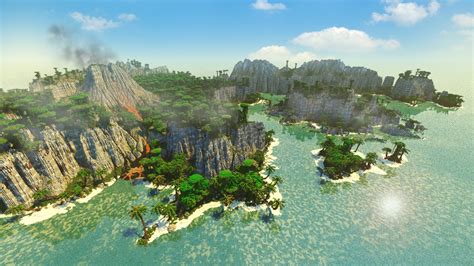 Tropical Island Minecraft Map