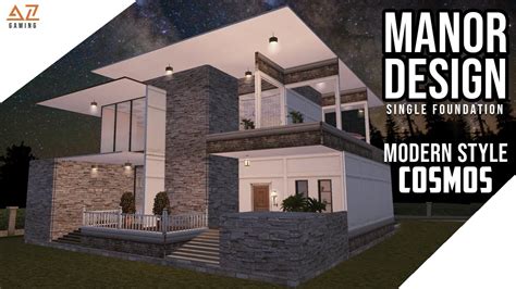 LifeAfter: Manor Design - Modern Style Cosmos | Tutorial + Blueprint ...