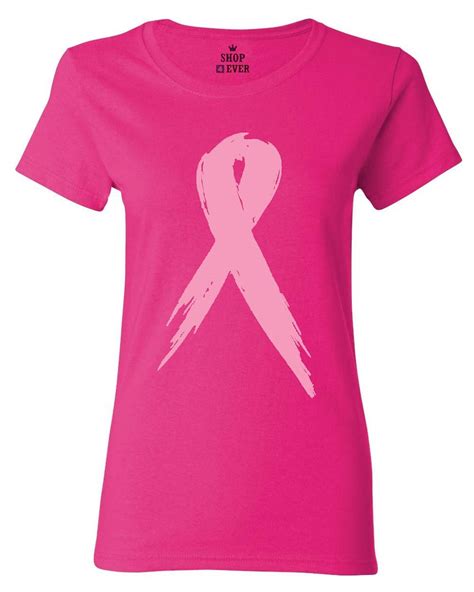 Pink Ribbon Women's T-Shirt Breast Cancer Awareness Hope Survivor ...