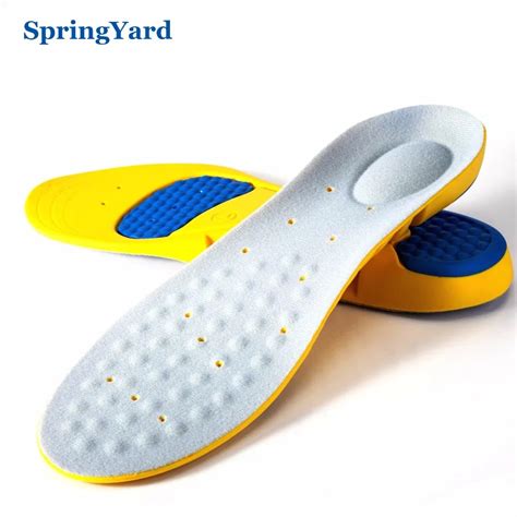 SpringYard Memory Foam Arch Support Shock Absorption Cushion Basketball Running Sport Insoles ...