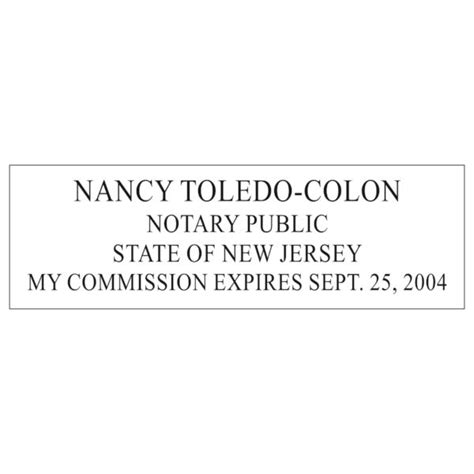 NEW JERSEY Notary Stamp - Winmark Stamp & Sign - Stamps and Signs