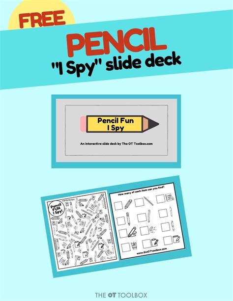 Pencil I Spy Game - The OT Toolbox