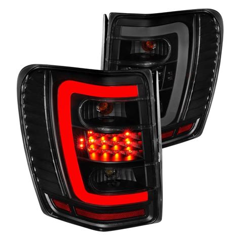 Anzo® 311395 - Black/Smoke Fiber Optic LED Tail Lights