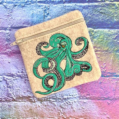 Angry Octopus Embroidery Design – Cactus Embroidery Designs