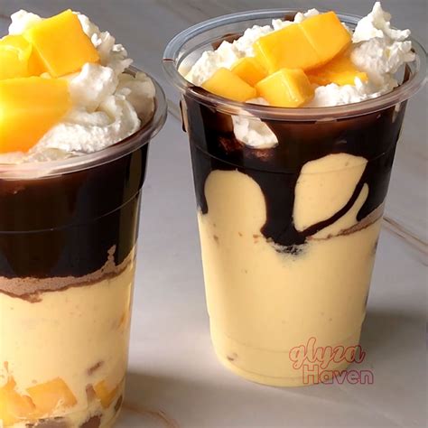 Mango Graham Shake | Mango graham, Mango dessert, Shakes