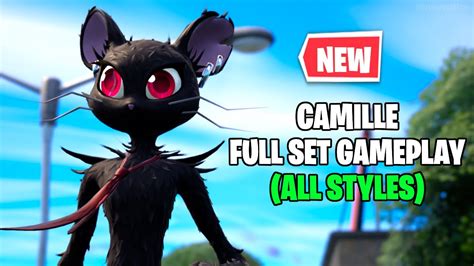 Fortnite Camille Skin Gameplay - Full Set & All Styles (Fortnite Battle ...