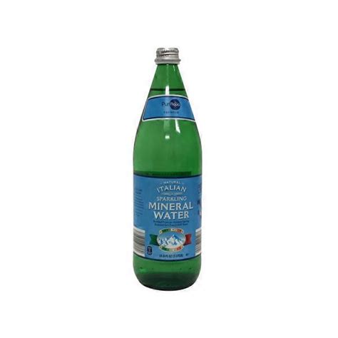 PurAqua Italian Sparkling Mineral Water (33.8 fl oz) from ALDI - Instacart