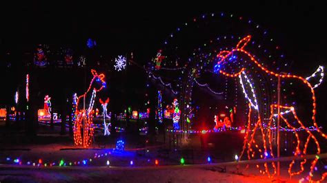 Santa Claus Land of Lights at Lake Rudolph Campground & RV Resort - YouTube