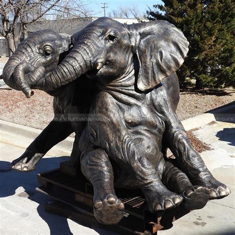 Outdoor Elephant Garden Statue