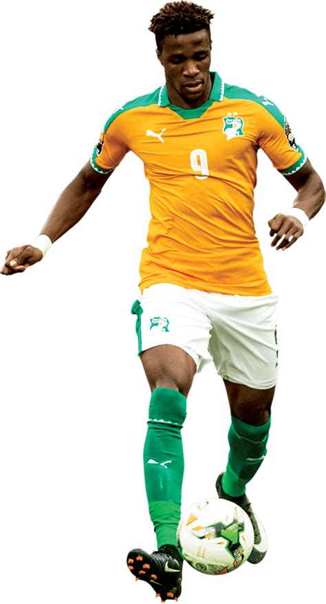 Wilfried Zaha Ivory Coast football render - FootyRenders