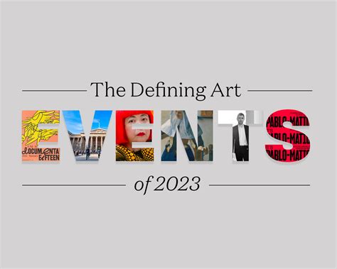 The Defining Art Events of 2023