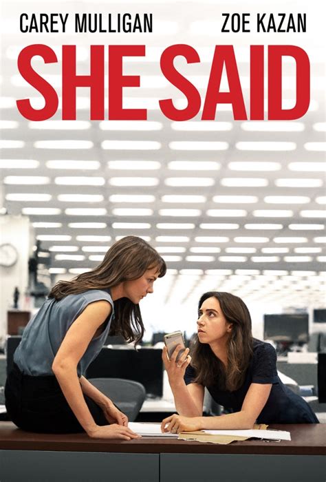 She Said Poster | Own it on Digital, Blu-ray & DVD