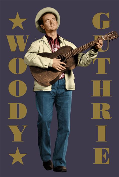 Woody Guthrie Digital Art by David Richardson | Fine Art America