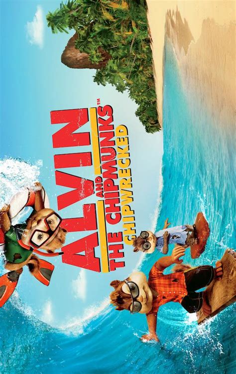 Alvin and the Chipmunks: Chipwrecked (2011) - Poster DE - 2158*3417px