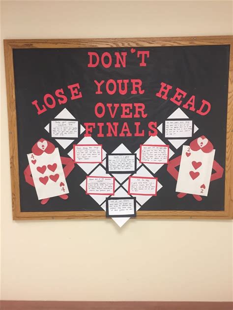 Alice in Wonderland RA bulletin board finals study tips | Bulletin boards theme, Ra themes, Ra ...