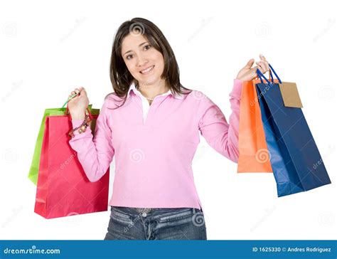 Shopping spree stock photo. Image of posing, everyday - 1625330