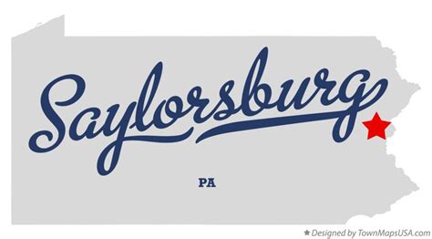 Map of Saylorsburg, PA, Pennsylvania