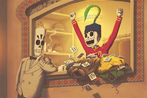 ArtStation - Grim Fandango Fan Art - Manny and Lupe