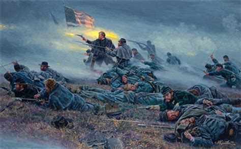 COURAGE IN BLUE Limited Edition Civil War Print by Mort Kunstler | Civil war art, War art, Civil ...